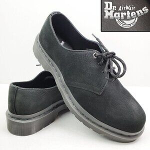 Dr. Doc Martens 1461 Oxford Shoes Black Suede Leather 3-Eye 27672 Men 9 US NWOB
